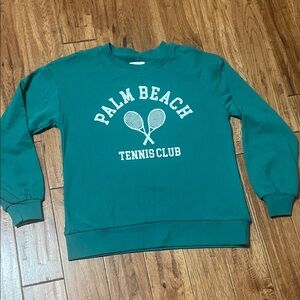 C&C California Teal Crewneck Sweatshirt small nwot #152